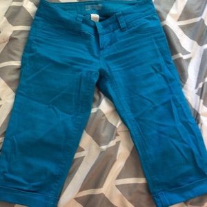 Fun blue capris